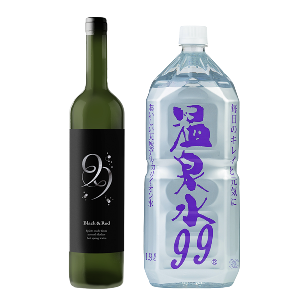 本格芋焼酎 99 BLACK&RED＋温泉水99ギフトセット